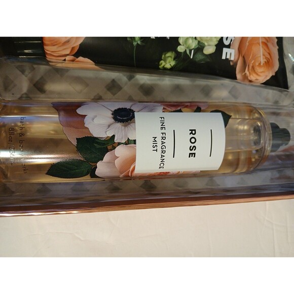 Bath & Body Work "ROSE" Giftset Box With I Love You-Ribbon Box Spray- Lotion-Gel - Picture 5 of 16